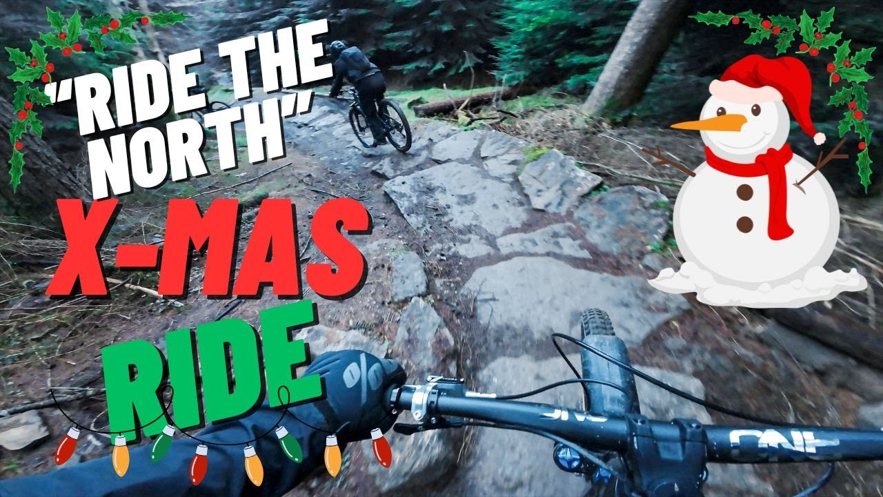 Зимние трассы для горного велосипеда в лесу Хамстерли