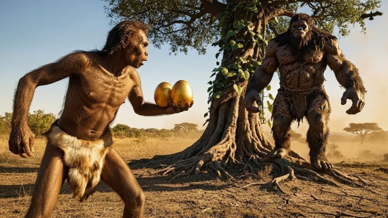 Life 3 5 Million Years Ago Caveman Climbs the Magic Beanstalk to Steal the Golden Egg
