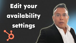 Edit your availability settings hubspot 2025