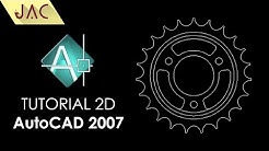Tutorial AutoCAD 2007 - GEAR 2D [JAC Art Code] - Durasi: 14.27. 