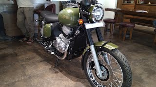 Jawa 42 galactic Green Detailed Review With Price Specs Mileage  All In Hindi