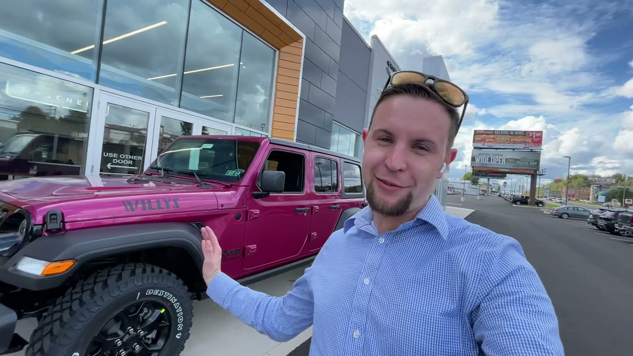 💕 PINK JEEP - New Limited Edition Tuscadero Pink color!! | Tour - YouTube