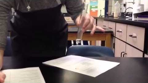 Reactions Lab Single Replacement video with Silver Nitrate