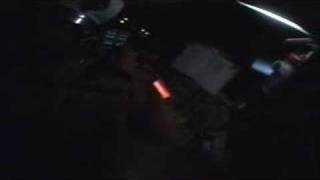 STS-115 reentry in cockpit