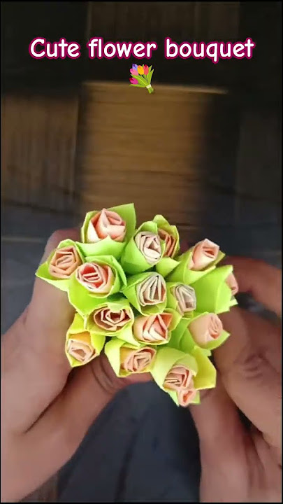 easy flower bouquet#drawingshorts#easyartidea#craft flower making