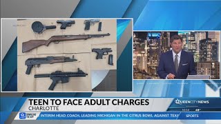 Teen with over 275 charges across both Carolinas faces new adult charges