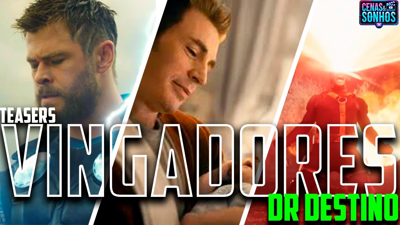 VINGADORES: DR DESTINO – Os 4 Teasers REVELAM Steve Rogers, Thor, X-Men e Wakanda?! 😱🔥