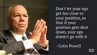 Celebrity General Colin Powell - Inspirational Quotes Net Worth