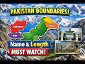 Pakistan Boundaries Name and Length | Complete Details | Geography of Pakistan #education #history