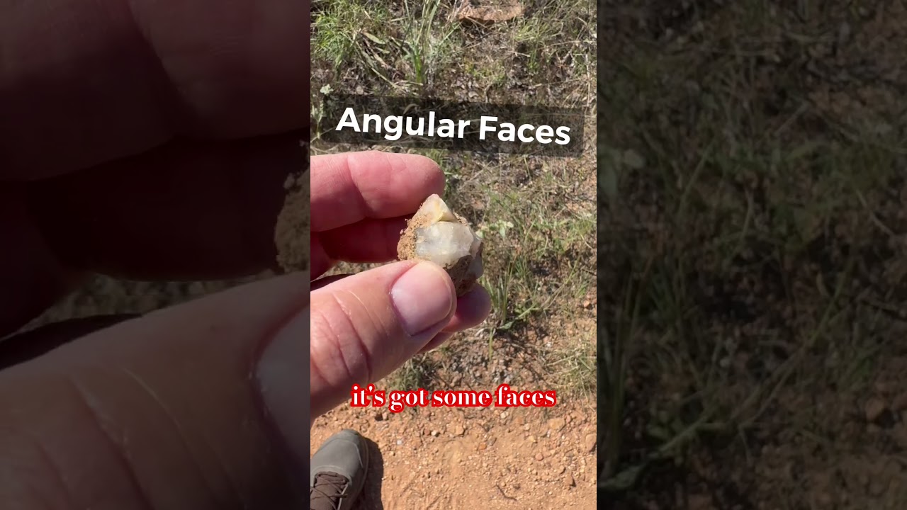 Angular Smokey Quartz Nodule found in the Wichita Mountains 