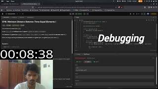 Day 76 DSA Challenge 🚀 | LeetCode 3740 – Minimum Distance Between Three Equal Elements I 💻