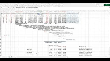 Closed traverse with Excel