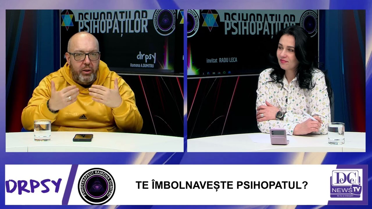 Secretele Psihopaților. O nouă ediție DrPsy cu Ramona A. Dumitru și Radu Leca