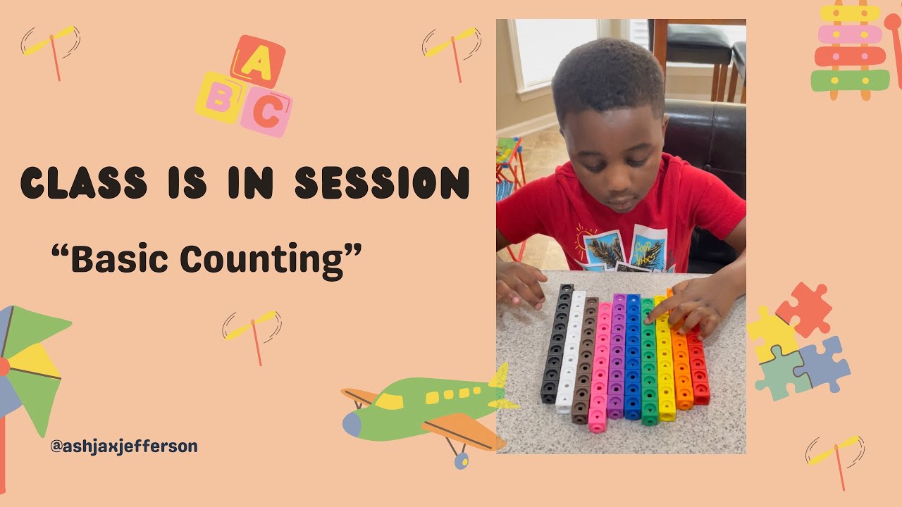 HOMESCHOOL | Class is in Session | Basic Counting #autism # ...