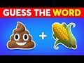 Guess the WORD by Emojis? 🤔 Emoji Quiz