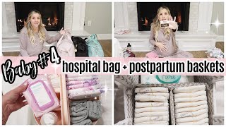 WHATS IN MY HOSPITAL BAG BABY #4 // 2020 LABOR AND DELIVERY // POSTPARTUM MUST HAVES TIFFANI BEASTON