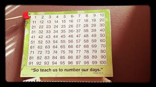 Kindergarten 100’s Chart Counting