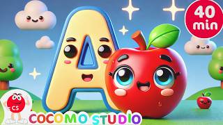 Learn ABC Letter A 🅰️ | 40 Minutes Preschool Learning &amp; Fun Kids Songs Compilation