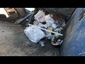 Trash Route Hopper View | Heavy Residential Garbage Pickup