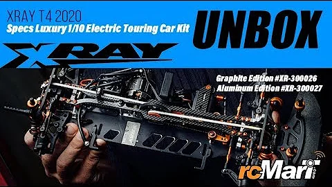 Xray T4 2020 Specs Luxury 1 10 Electric Touring Car Kit Graphite & Aluminum  Edition Unbox!