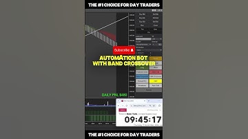 Automation Bot Works With Band Crossover in  NQ Market || Slingshot Bot #ninjatrader8