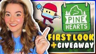 FIRST LOOK at PINE HEARTS and GAME GIVEAWAY 🏕️