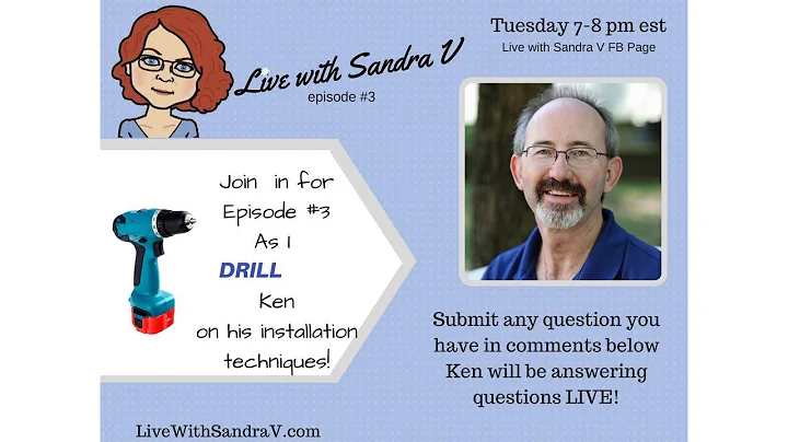 Live With Sandra V: Episode #3 Installation Techni...