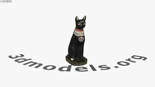 Cat Statue 3D model by 3DModels.org