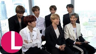 World's Biggest Boyband BTS Take on a British Quiz in Exclusive Interview | Lorraine screenshot 2