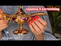 Asmr  tapping  scratching on tingly items  soft spoken  asmrvilla