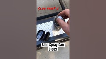 End Clogged Spray Paint Nozzles DI #shorts