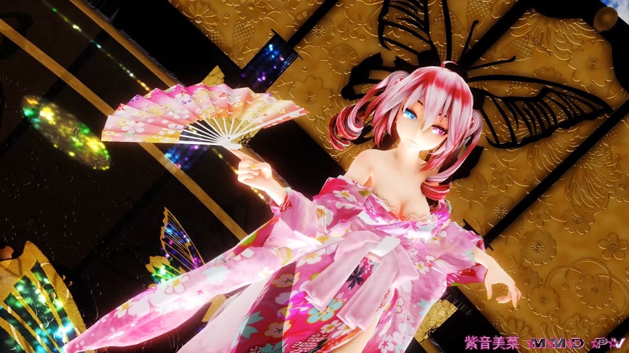 Ray MMD 5K【響喜乱舞】 Tda式改変 重音テト Japanese Kimono