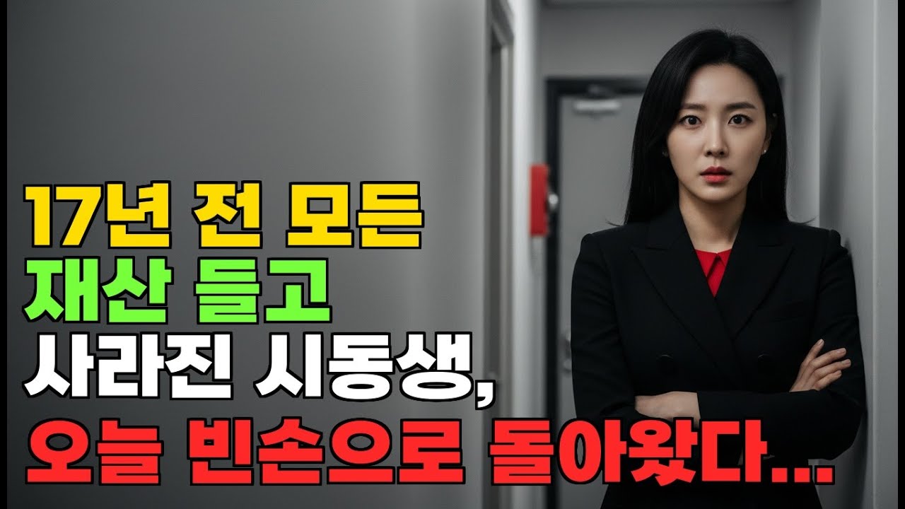 17년 전 모든 재산 들고 사라진 시동생, 오늘 빈손으로 돌아왔다
