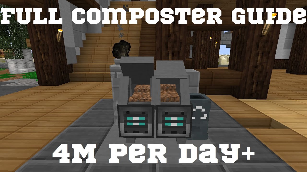 Make MILLIONS with the COMPOSTER (Hypixel skyblock) YouTube