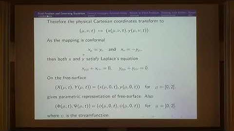 CAT | Dr. Matthew Turner | Time-dependent conformal mapping techniques applied to fluid sloshing