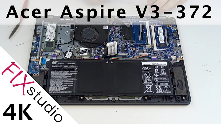 Acer Aspire V3 372 - keyboard replacement [4K]