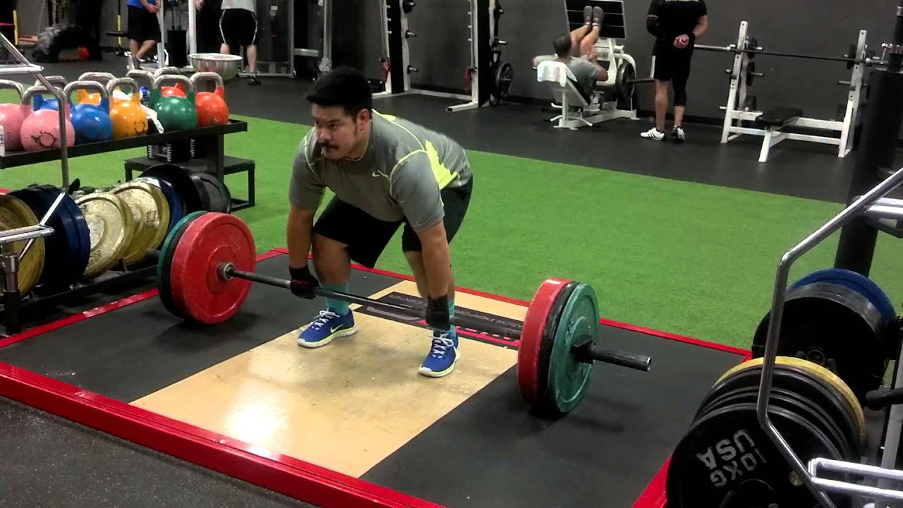 185lbs  Power Clean & Press