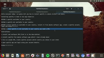 How to install spotify in ubuntu 18.04 LTS and later.