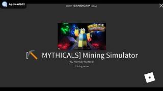 ROBLOX MINING SIMULATOR - MYTHICAL CRATES  *FREE OMEGA CHEST  * screenshot 4