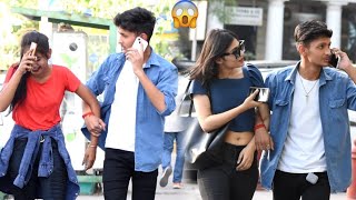 Holding Arms With Roamantic💞 Rolling Prank to strangers | Epic Reaction😱 | Harshit PrankTv