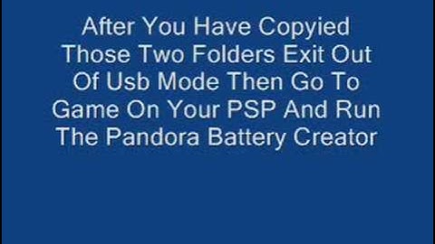 How To Convert A PSP Battery To Pandora And For Normal Use Made Simple
