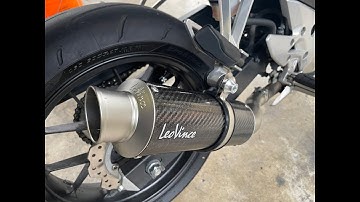 Installing a Leo Vince GP Corsa Exhaust on a 2015 Honda CBR500 R