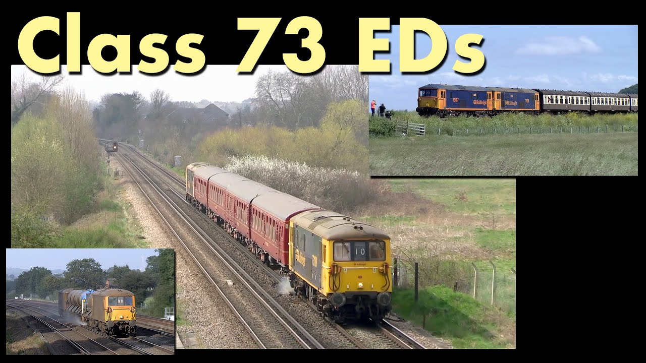 Class 73 Electro Diesel EDs Locomotive Compilation 2019 to 2022 - YouTube