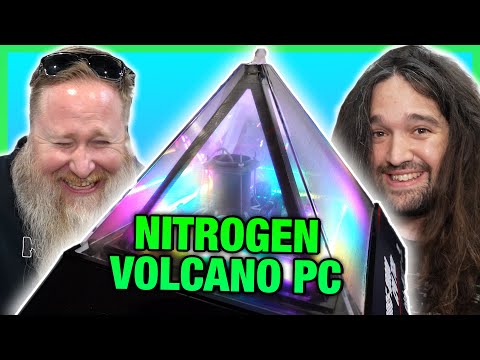 Beer-Dispensing Computer & Liquid Nitrogen Volcano, ft. Bearded Hardware