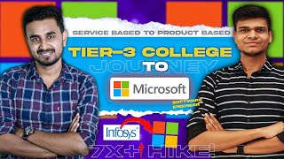 Details Infosys to Microsoft 🔥| Service Based to Product Based 🏢 | Tier 3 college to Microsoft 🧑‍🎓 Guide