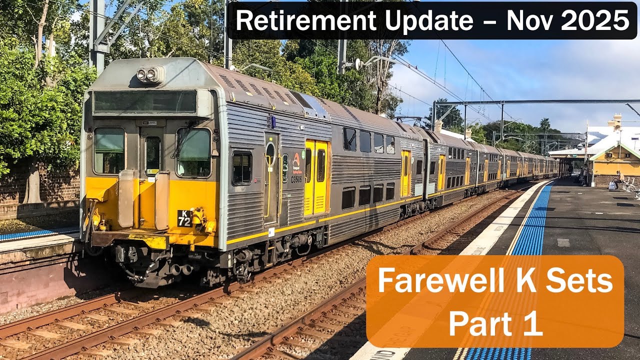 Transport for Sydney Vlog 1050: Farewell K Sets Part 1 + Retirement Update