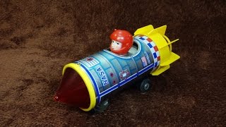 Daiya Space Captain NASA Rocket Vintage Battery Operated Tin Toy 50s