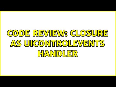 Code Review: Closure