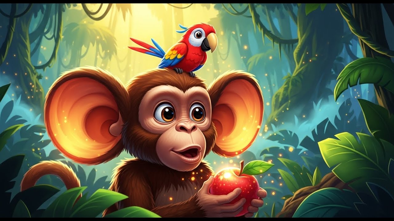 Tiko the Listening Monkey 🐒 | A Heartwarming Jungle Story About Kindness and Friendship