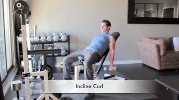 How To Do An Incline Dumbbell Bicep Curl Exercise by Muscle Guide UK